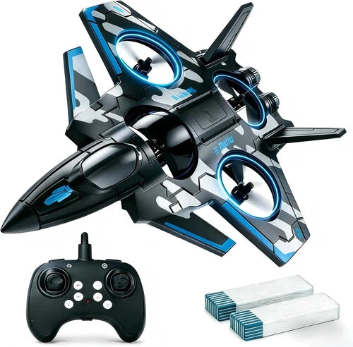 F47 RC Fighter Drone for Kids, Remote Control Airplane with Altitude Hold, RC Je