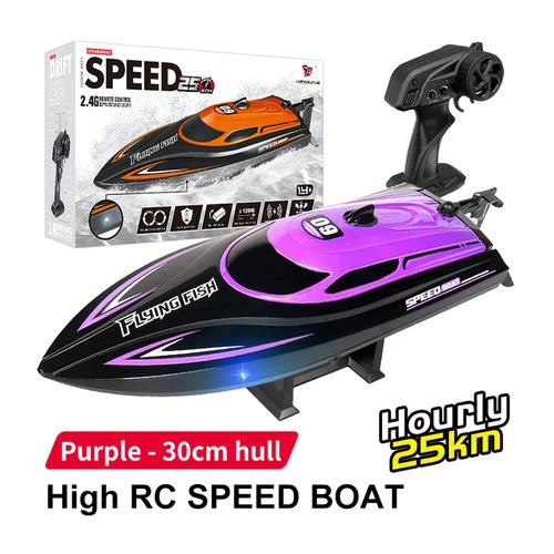 RC HJ812 High Speed Racing Boat 2.4G 10km/h-25km/h Remote Control Boat Toys