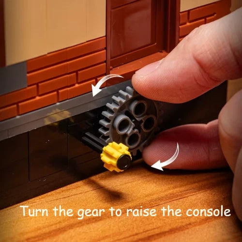 MOC Vintage Garage Building Block Model Kit Toy Gift 750 Pcs