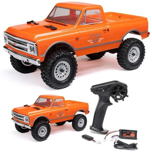 NEW Axial 1/24 SCX24 1967 Chevrolet C10 4WD Brushed Truck RTR Orange
