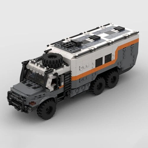 MOC-140755 Off-road Truck 6x6 with Full interior Military Vehicle Model