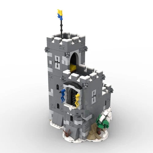 ZITIANYOUBUILD MOC-138791 Medieval Mountain Tower 722 Pieces Building Kit