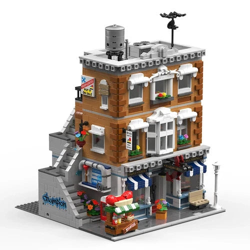 MOC Hardware Store Fixer Upper House building blocks birthday toys gift 3642 pcs