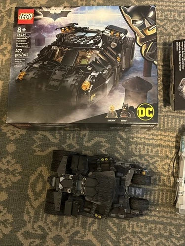 LEGO Lot Batman Batmobile Tumbler 76239 +Speed champion back to the future77256