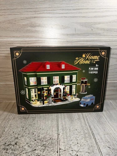 New Home Alone McAllister House Unbranded Creator Building Blocks Set Sealed Bag