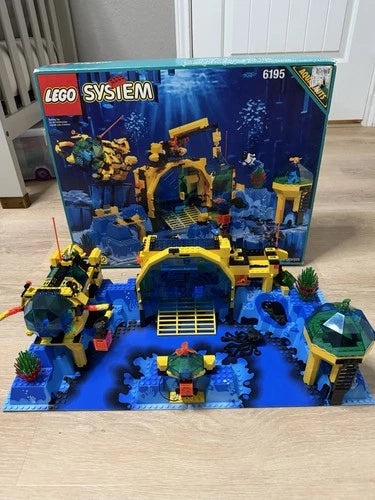 MEOW Aquazone Aquanauts Neptune Discovery Lab 6195 Vtg Not Complete Pieces