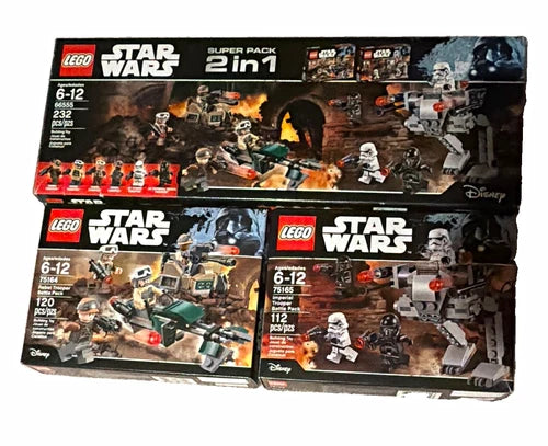 LEGO Star Wars 66555 Super Pack 2 in 1 - Open Box, New Sealed Inner Bags
