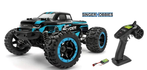 BLACKZON BZN540104 Slyder 1/16th RTR 4WD Electric RC Monster Truck - Blue HRP