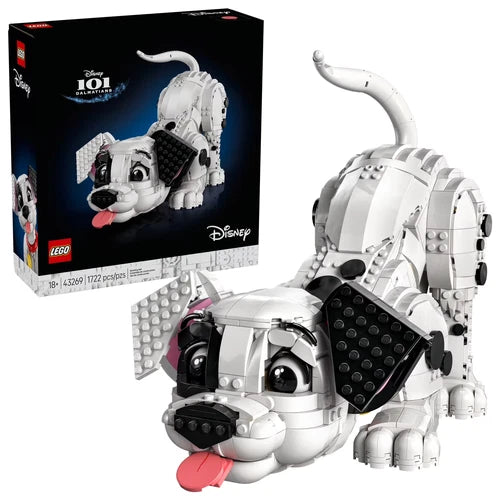 LEGO Disney 101 Dalmatians Puppy Building Set for Adults - Collectible DIY Kit f