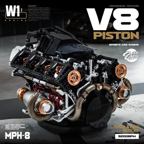 Technic McLaren W1 Super Car Engine Building Kits Running Engine 2035 Pieces