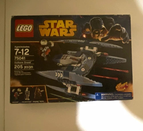 LEGO Star Wars Vulture Droid 75041 Episode III 205pcs Complete Boxed Ages 7-12