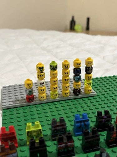 LEGO Ninjago Bulk Lot Minifigure Parts Heads Torsos Legs Accessories