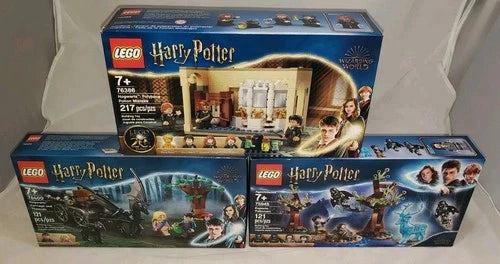🔥 MEOW LOT 3X Harry Potter Wizardly World SEALED Retired SETS 76386 76400 75945