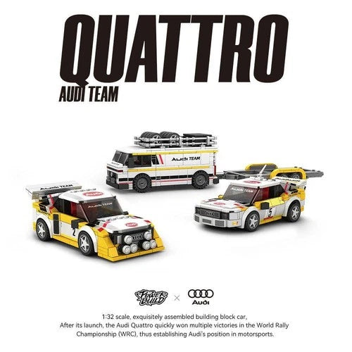 Happy Build PB8812 Team Audi S1 Sport Quattro Class B Building Blocks Set