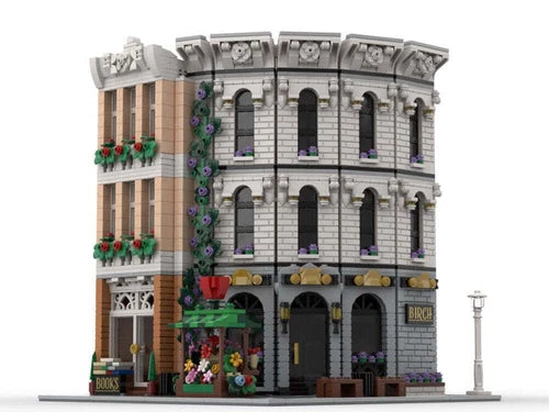 Birch Bank Modular Building Blocks MOC Bricks Toy Set 2781pcs for Adults & Kids