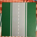 2 Straight Road Plates Green and 3 curves