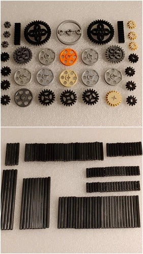 184 Lot Lego Axles Gears Pulleys Racks Technic Mindstorms NXT EV3 Parts & Pieces