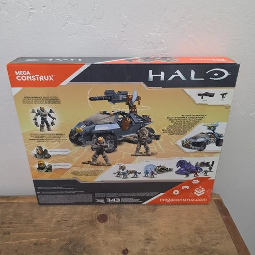 HALO Mega Bloks Construx Dual Mode UNSC Warthog DPJ92 330 Pieces • New Sealed