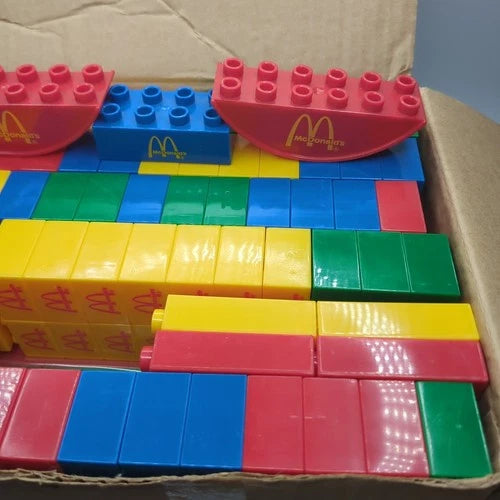 Tandem Building Blocks McDonald’s In-Store Play Place 200 Piece Vintage Set