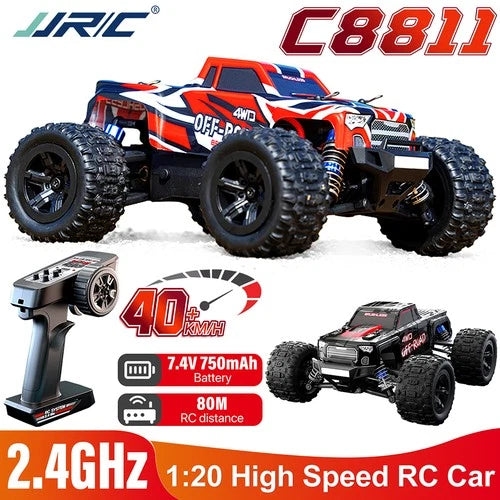 JJRC C8811 RC Car 4WD 2.4G 40Km/h High Speed Brushless Motor RC Off-Road Car
