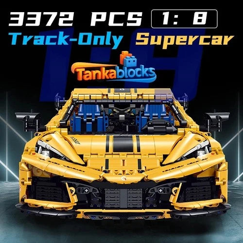 MOC McLaren Technic Racing Car Building Blocks 3372PCS birthday gift