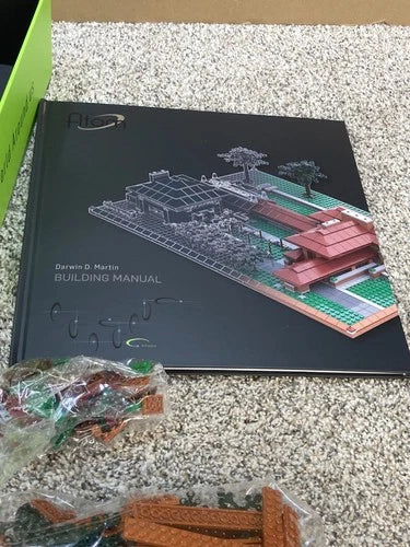 Atom Brick Frank Lloyd Wright Darwin D Martin House 4-010103 Open Box Uncounted