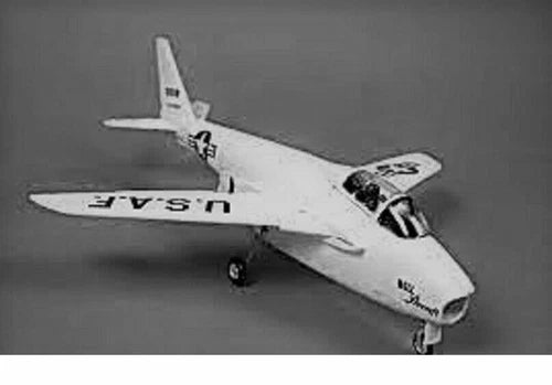 Bell X-5 EDF Jet 36" RC Airplane Kit Laser Cut Balsa & Ply Short Kit W/Plans
