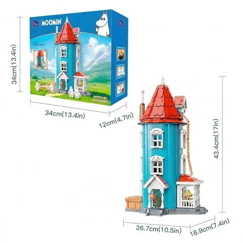 Pantasy Moomin House #87201 1800-Piece Building Block Set