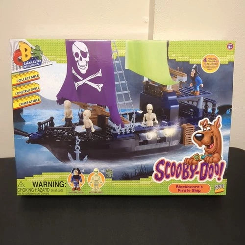 Character Building/COBI Scooby Doo Blackbeard's Pirate Ship Building Set NEW