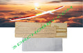 AQUILA Sailplane 69" WS RC Airplane Laser Cut Balsa & Ply Short Kit W Plans