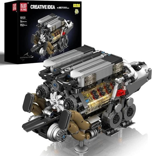 W16 Engine Building Blocks Kit 952PCS Battery Powered Model STEM Toy