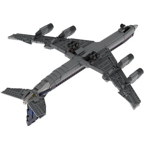 MOC-107665 1:80 Scale 707-Saha Airlines Jetliner Aircraft Model 1559 Pcs