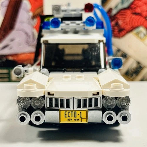 MEOW Ideas Ghostbusters Ecto-1 21108 + 4 Minifigures Incomplete No Box
