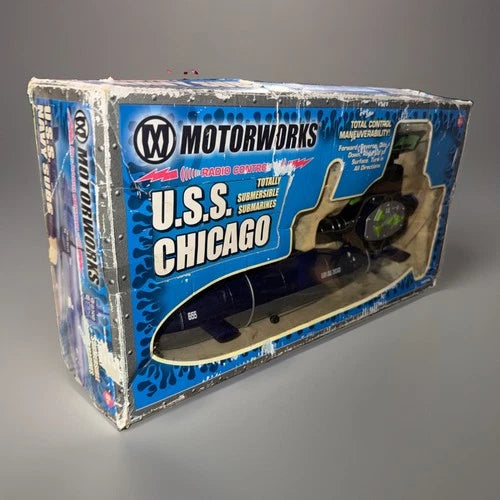 Motorworks RC Submarine Radio Controlled NIB. USS Chicago.