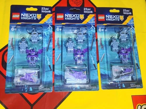 3 Sets - MEOW 853677 Stone Monsters Accessory Set Blister Pack Nexo Knights 2017