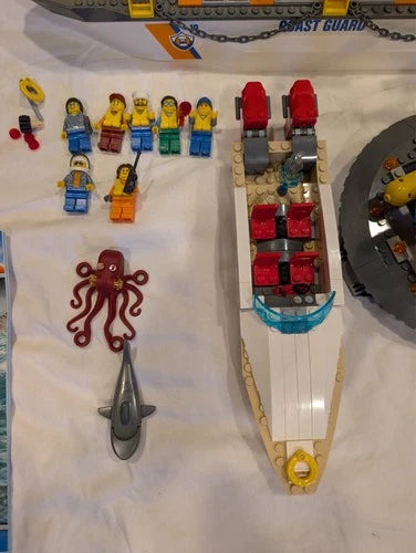 Lego City 60167 Coast Guard Headquarters with Minifigures and Manuals