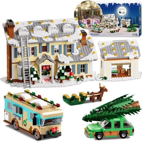 Building Set 5 in 1 LED Xmas Decor Toy Blocks 1958PCS Ages 8+