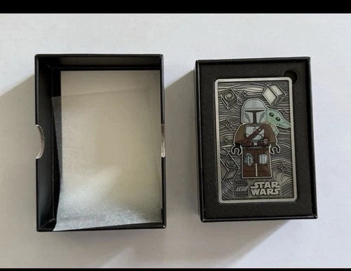 **VERY RARE** MEOW 5010325 Star Wars The Mandalorian and Grogu Metal Card New