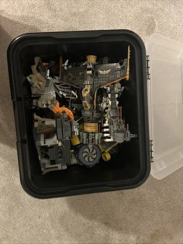 MEOW Bulk Building Parts Some Completed Lot 12.5 Lbs Star Wars, Ninjago, etc