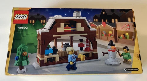 LEGO CREATOR 40602 WINTER MARKET STALL W/MINIFIGS MISB SEALED RETIRED SET!