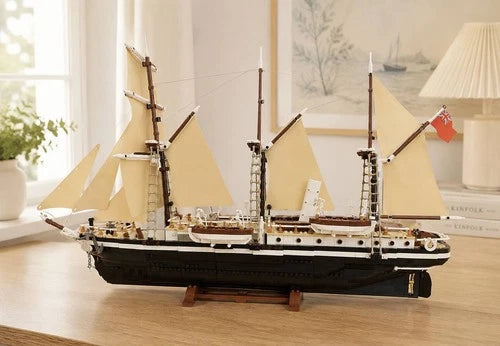 Sailing Ship Large Model Building Block Set Approx. 3011 Pcs Generic No Box