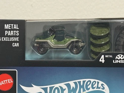 Halo Mattel Brick Shop Exclusive Rare Hot Wheels M12 Warthog Building Set - NIB