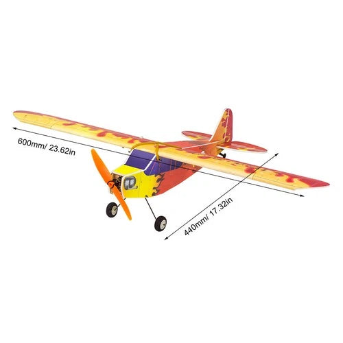 Dancing Wings Hobby E31 J3 600mm Wingspan PP Foam Remote Control Airplane FDHB