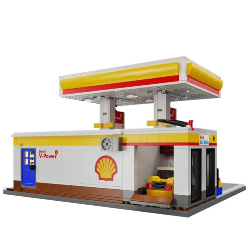 Building Blocks CaDA Shell gas station CADA x Shell 1309pcs - BRAND NEW - No box