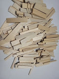 Lot Of 200 Balsa Wood RC Model Hobby Airplane Pieces