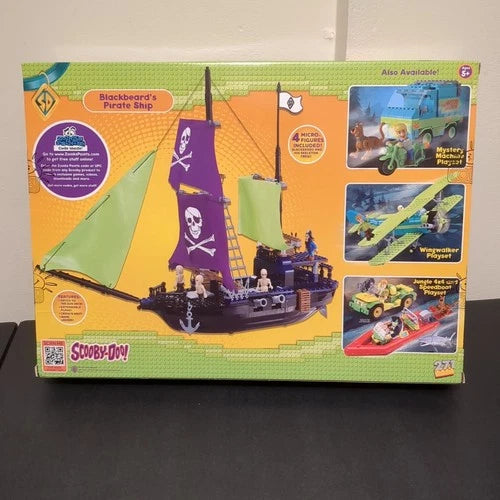 Character Building/COBI Scooby Doo Blackbeard's Pirate Ship Building Set NEW