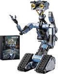 Johnny 5 Robot Building Set with Remote Control Rechargeable STEM Movie Robotic