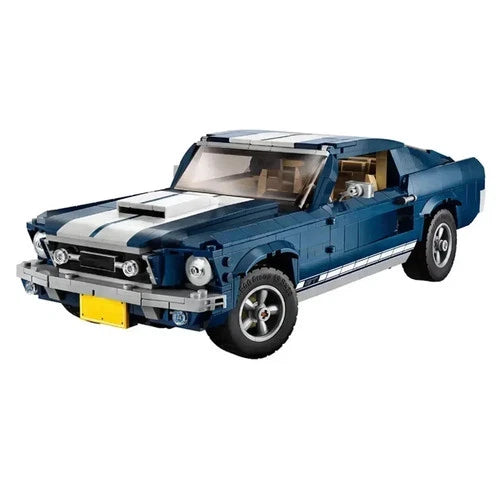 Ford Mustangs Sports Racing Car MOC Technical Building Blocks Bricks Set