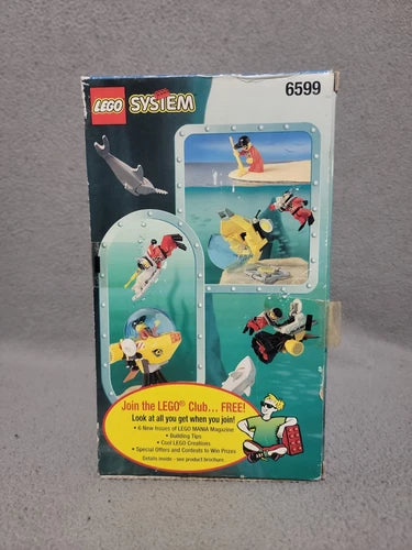 Unopened 1997 LEGO Town: Shark Attack 6599 Divers