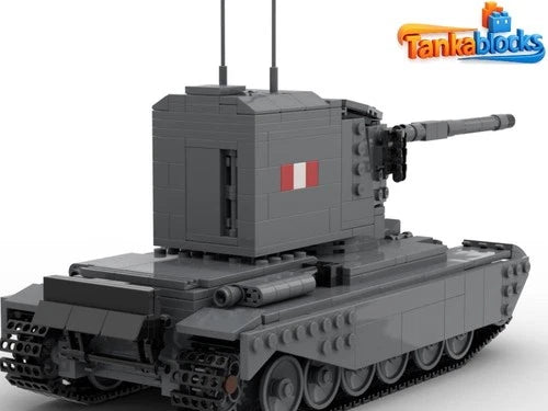 MOC-134058 FV4005 Stage II tank destroyer V2 building blocks Toys Christmas gift